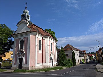 Hoštka : chapelle de l'Assomption de la Vierge Marie.