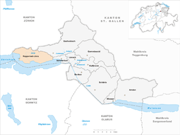 Rapperswil-Jona – Mappa