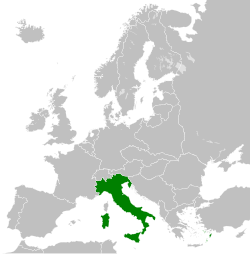 Mbretëria e Italisë në vitin 1936