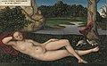 Lucas Cranach, Nymphe à la fontaine