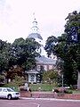 The Maryland State Capitol building in Annapolis