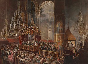 Le Couronnement d'Alexandre II (1857), Saint-Pétersbourg, musée de l'Ermitage.