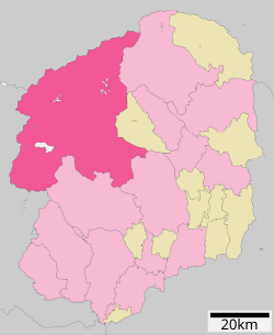 موقعیت Nikkō در استان توچیگی