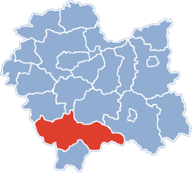 Powiat Powiat nowotarski v Malopoľskom vojvodstve (klikacia mapa)