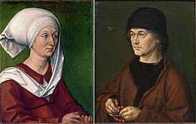 part of: Portrait Diptych of Dürer's Parents 