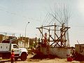 Construcción de la cimentación del puente Bolognesi por el sistema de "Caissons"