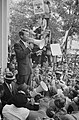 Robert Kennedy speaking before a crowd