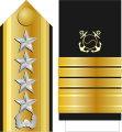 Dây đeo vai và phù hiệu của Đại tướng Hải quân Hàn Quốc