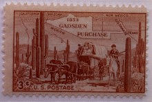 US Stamp SC #1068 Front Gadsden Purchase 1953