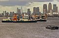 Image 32Woolwich Ferry boats "John Burns" and "James Newman" on the River Thames, 2012.