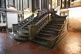 Escalera de la Biblioteca Laurenciana