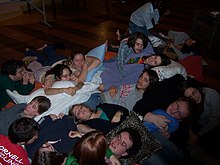 17 people lying down