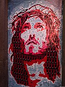 Camara de Lobos cans recycled to portraits - Jesus (37387048524).jpg
