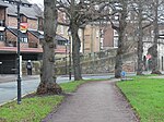 Part of City Wall from Bridgegate to County Hall (not included)