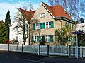 Gartenstadt Hellerau: Doppelwohnhaus mit Nebengebäude (Einzeldenkmal zu ID-Nr. 09210046)