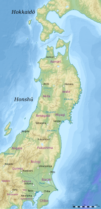 Fukushima I (Nordteil der Insel Honshū)