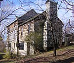 Rekonstruktion av det värdshus i Tennessee som hans far ägde och där Crockett själv växte upp.