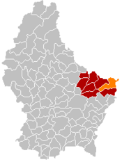 Localização de Rosport em Luxemburgo