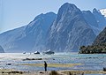 Image 41Fiordland is dominated by steep, glacier-carved valleys. (from Geography of New Zealand)