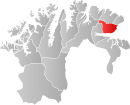 Vị trí Vadsø tại Finnmark