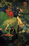 Le cheval blanc, Gauguin