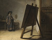 El pintor en su estudio, 1629