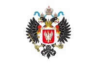 Flaga cara rosyjskiego jako króla Królestwa Kongresowego w latach 1815–1830. Twór państwowy nie posiadał oficjalnie przyjętej flagi