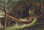 Girl in the Hammock, ola ar chanbhás, 1873