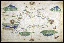 خريطة بورتولان تركية من القرن السادس عشر للبحر الأسود