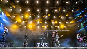 Ice Nine Kills performing at Rock im Park 2022