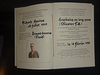 Schweizer Seemannsbuch, Doppelseite mit Lichtbild.