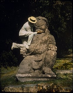 Buddhist statue at Borobudur