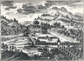 Château du général de Poincy dans son habitation de la Grande Montagne (vers 1700)