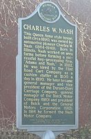 Charles Nash Historical Marker, Flint, MI