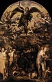 Domenico Beccafumi: Queda dos Anjos rebeldes, 1524. Pinacoteca Nazionale di Siena
