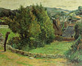 Paul Gauguin : La Montagne Sainte-Marguerite vue des environs du presbytère (1886)