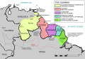 Map of the Guyanas (English)