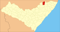 Localização de Ibateguara em Alagoas