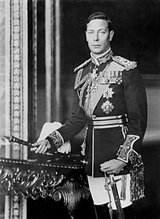 Koning George VI, omtrent 1940–1946.