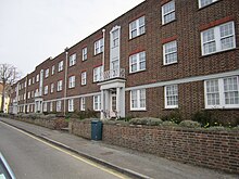 Terrace of flats.