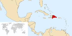 Woneem liggt Dominikaansche Republiek