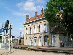 L'intérieur de la gare en 2011.