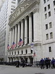 Здание Нью-Йоркской фондовой биржи в Нью-Йорке