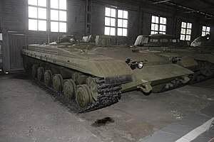 Дослідний танк Об'єкт 287 у Бронетанковому музеї Кубінка