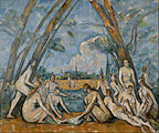 Cézanne: Fürdőzők („Q”)