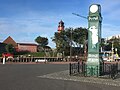 Persiluhr am Museumshafen Büsum