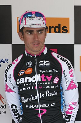 Russell Downing in het tenue van Candi TV-Pinarello RT (2009)