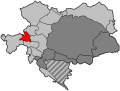 Mapa Salzburga