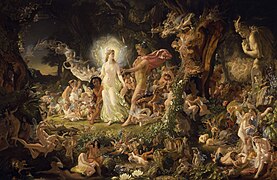 The Quarrel of Oberon and Titania, 1849, de Joseph Noel Paton