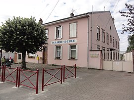 The town hall in Thiébauménil